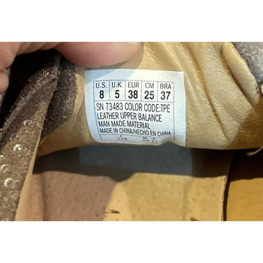 Skechers Moda Back Lit Women's Street Sneakers Shoes Size 8 Taupe‎ Bedazzled - Image 7