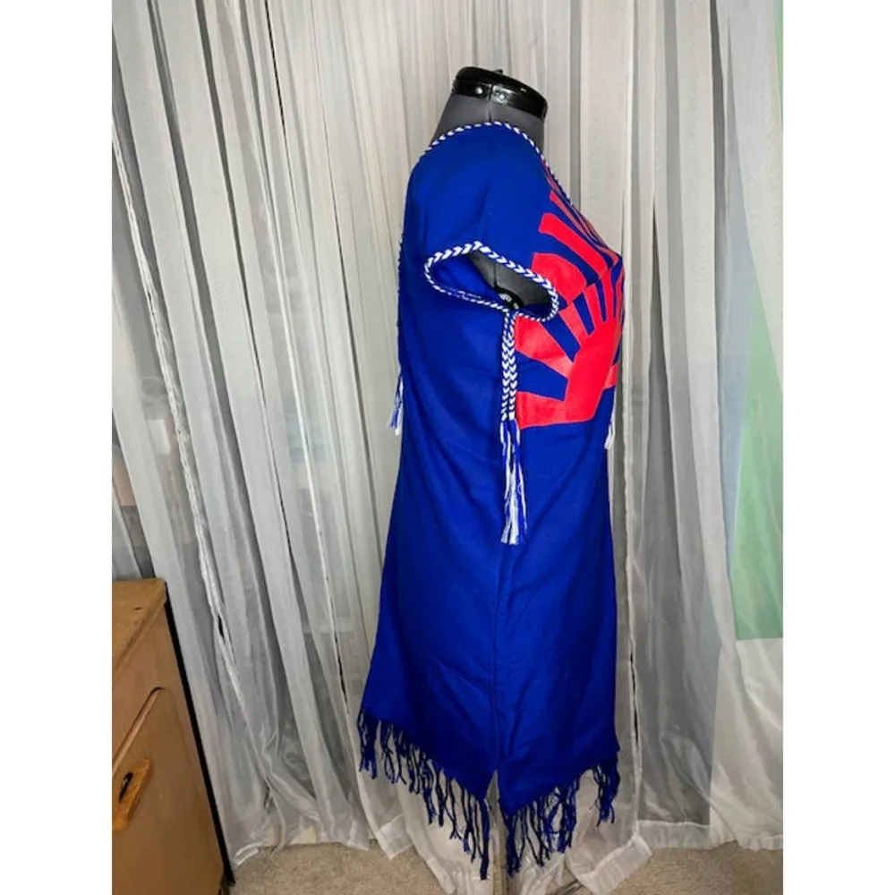 top rising sun red white blue fringe - Image 5