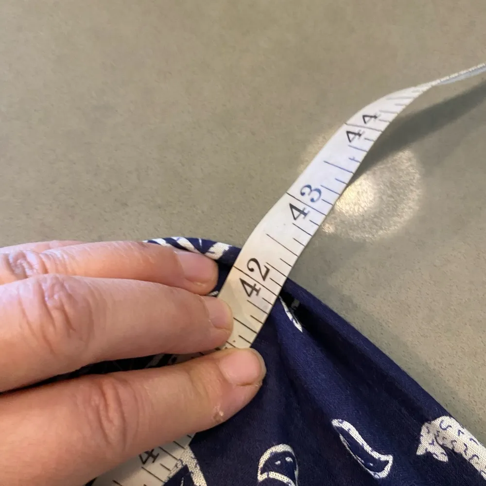 Bohemian Harem Yoga Drop Crotch Cotton Blue Elephant print romper / jumpsuit Size L - Image 11