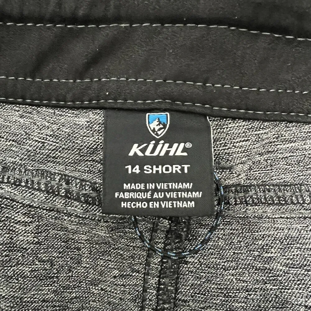 KUHL Klash Gotham Dark Gray Hiking Pants Water Resistant Women's Size 14 Short - Image 9