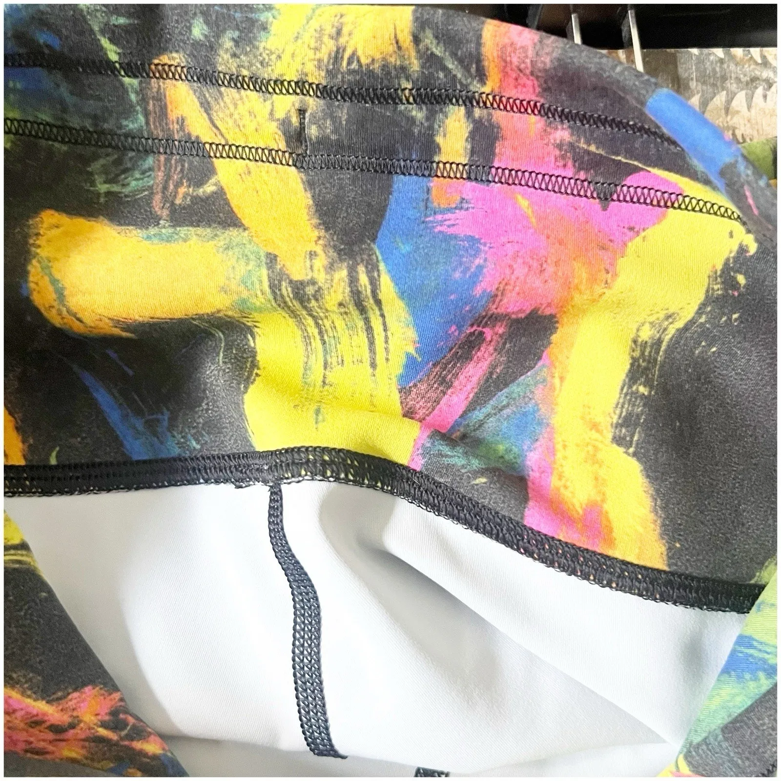 Lululemon Wunder Train High Rise Short 4” Undertone Black Multi Running Gym - Image 6