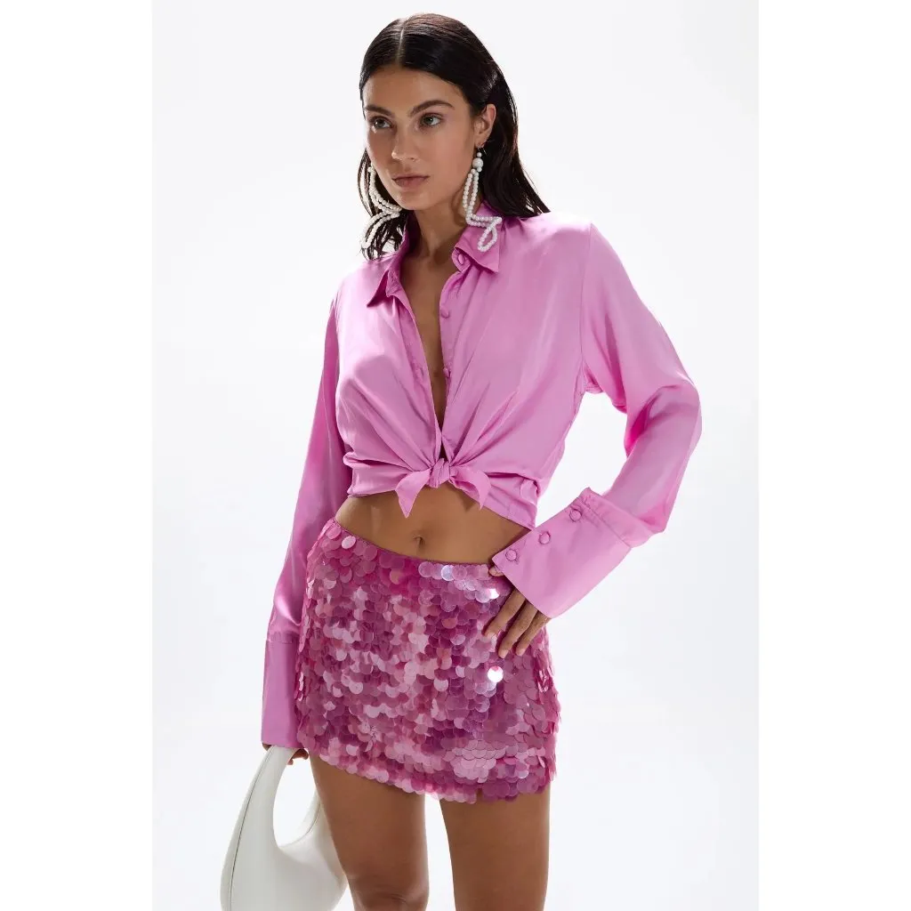 CIN CIN Angelfish Beaded Skirt in Dahlia X - Image 13