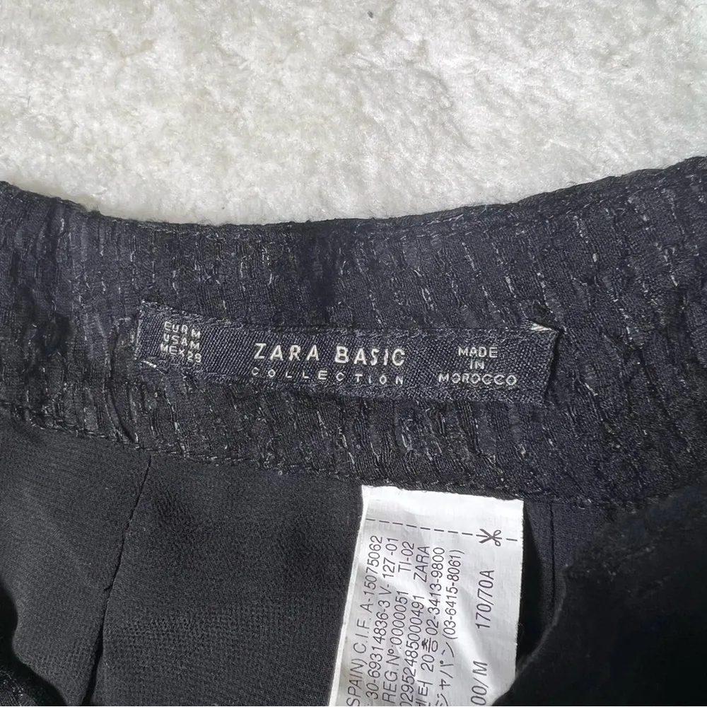 Zara Basic Collection Black Skater Mini Skirt - Image 8
