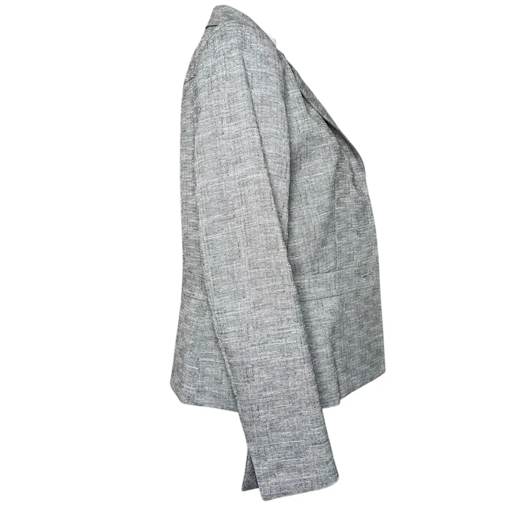 EUC Le Suit Separates Grey Women’s Suit Jacket Size 10 - Image 4