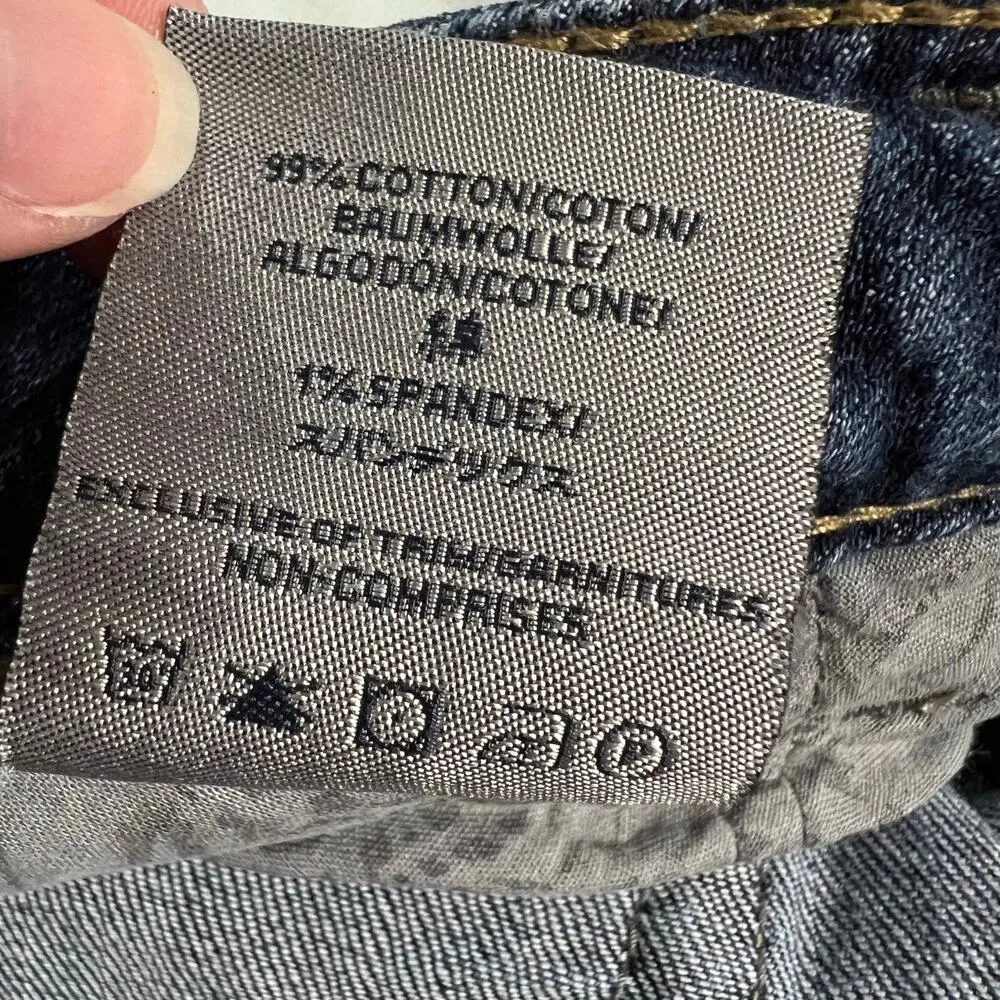 Silver Jeans Womens Eden Fit Bootcut Denim Blue Jeans Dark Wash Low Rise W30 - Image 11