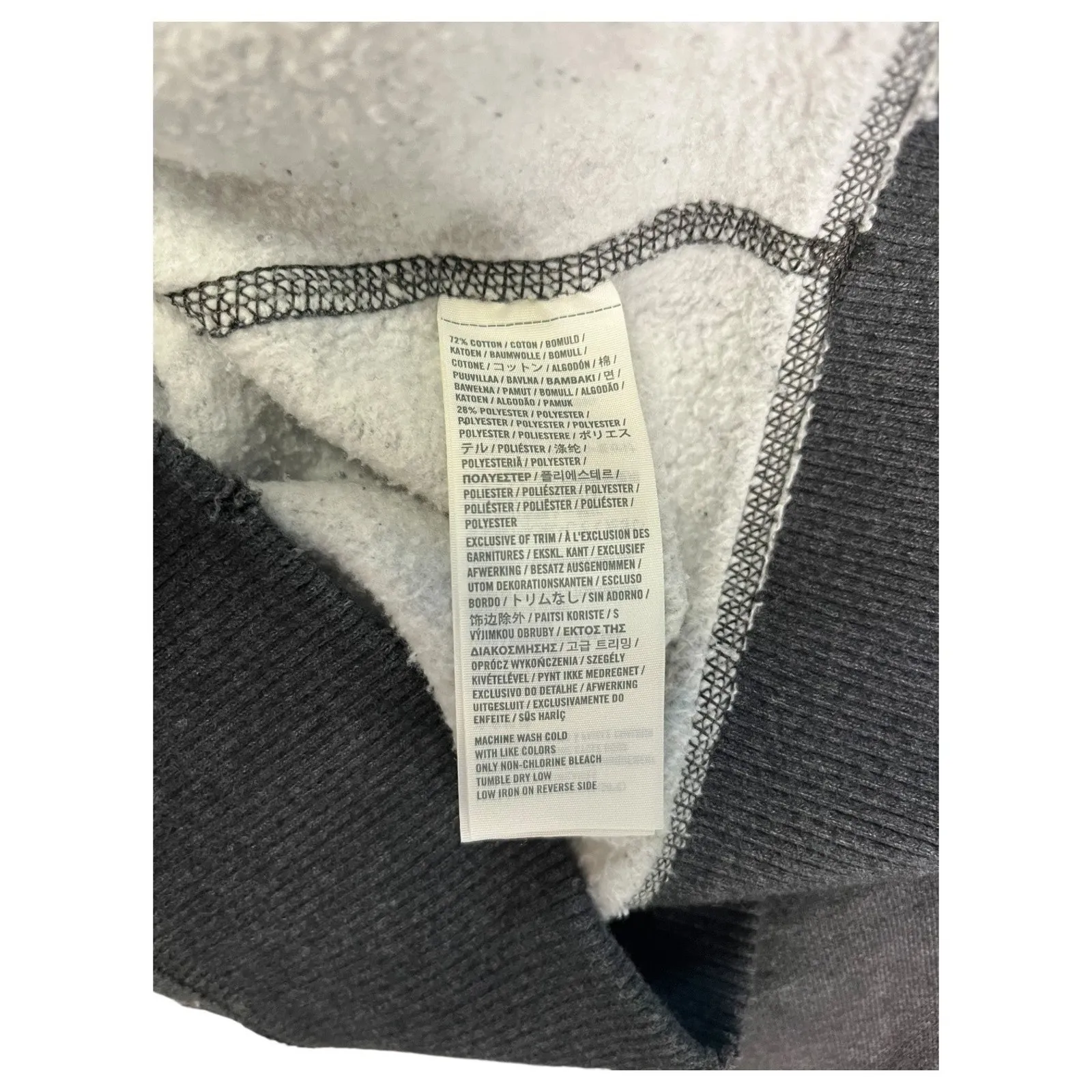 Abercrombie Fitch Hoodie Womens Small Button Up Muscle Sweatshirt Jacket Retro - Image 13