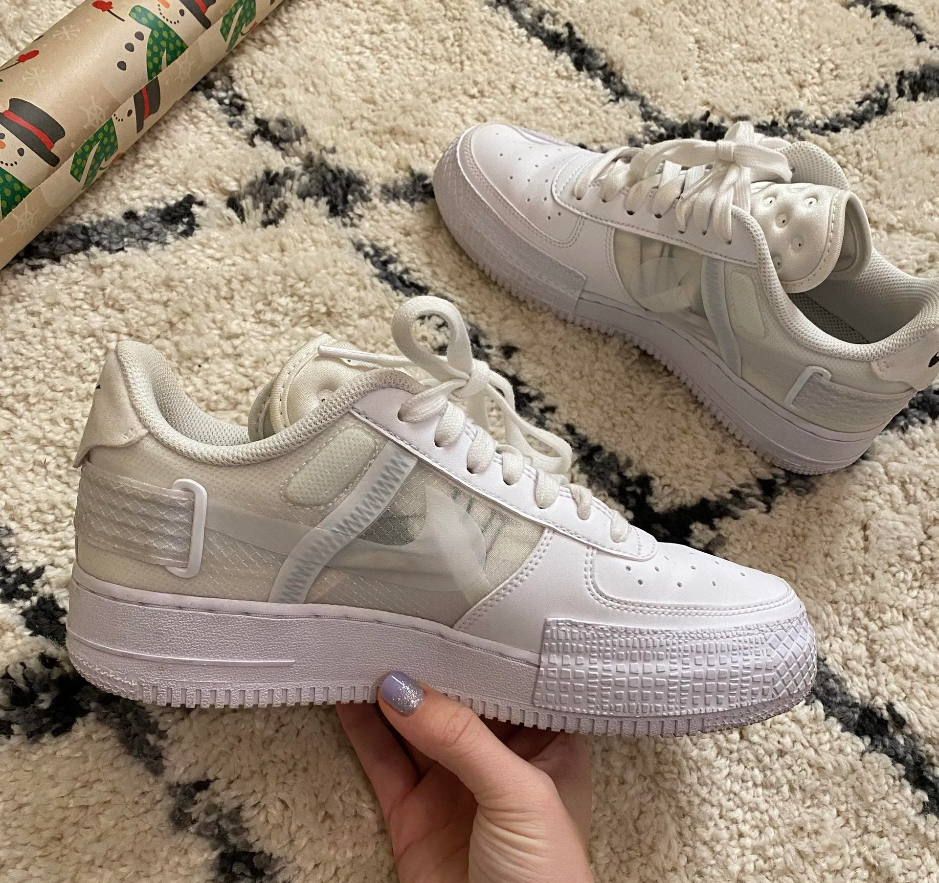 Nike Air Force 1 Triple White - Image 3
