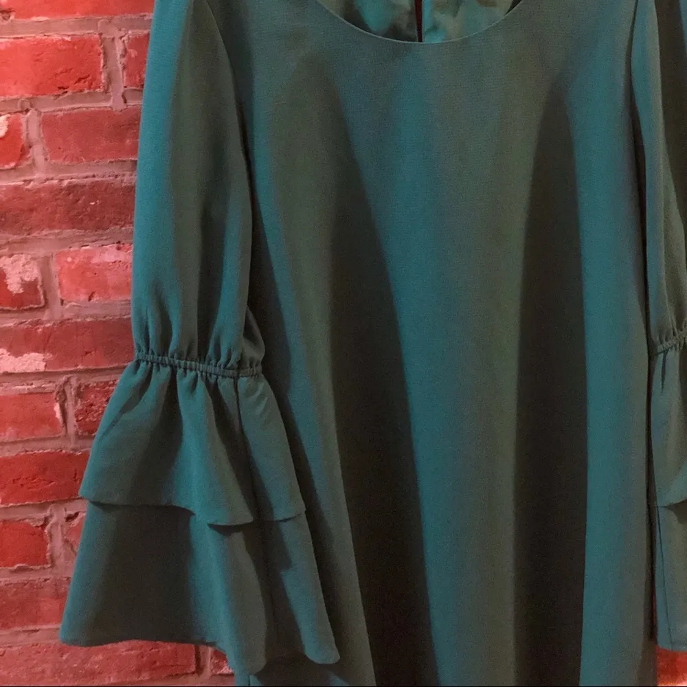 A New Day Green Bell Sleeve Dress - Image 9