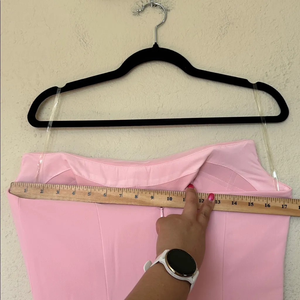 House of CB Adrienne Pink Quartz Strapless Gown‎ NWOT size L A-C - Image 8