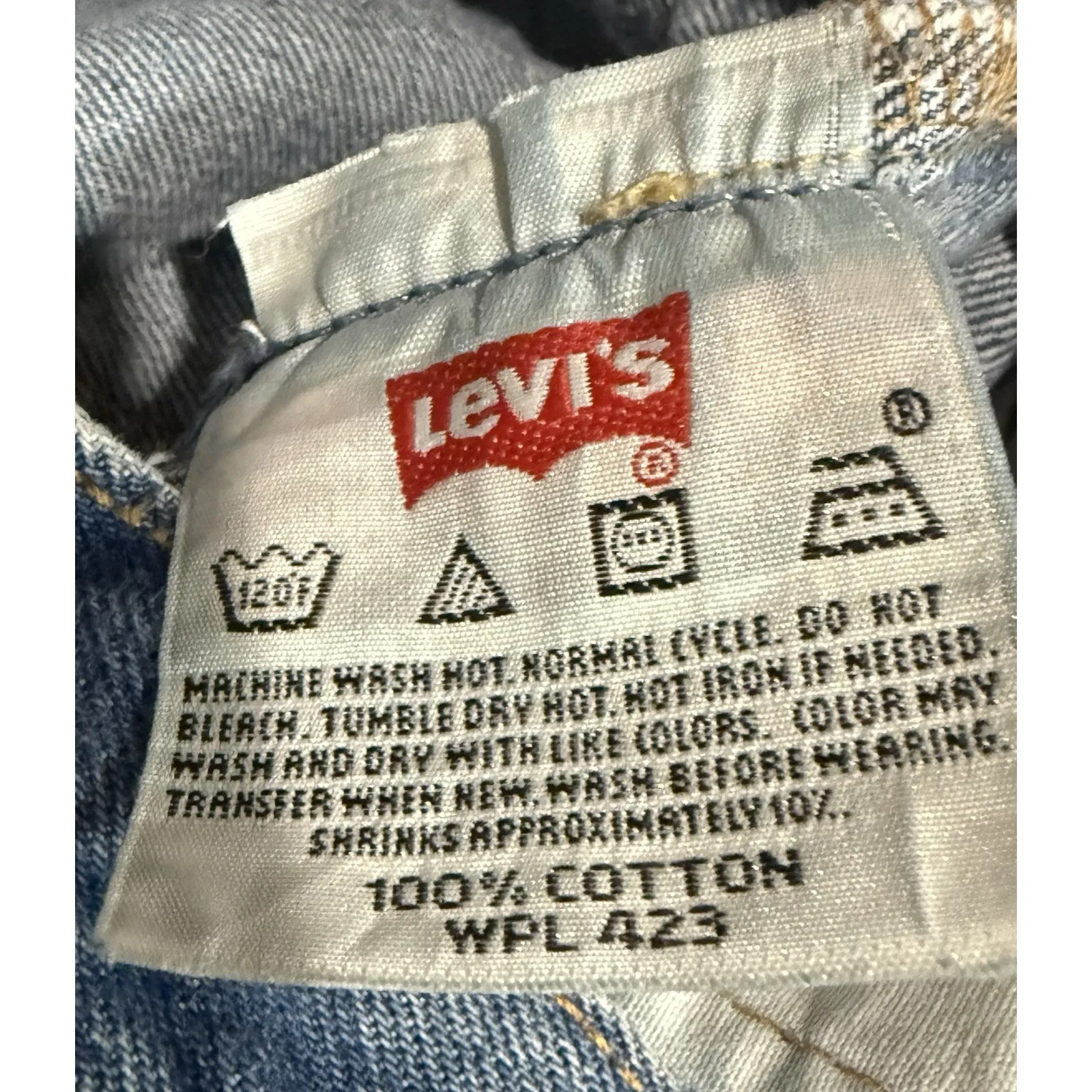 VTG Levi's 501 USA TX Wide Leg Flare Jeans Revival Distressed 90s Grunge 28 OOAK - Image 6