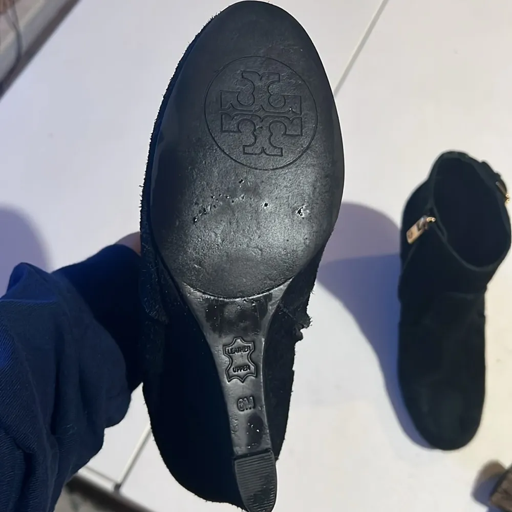 , Milan suede black ankle boots women’s size - Image 13