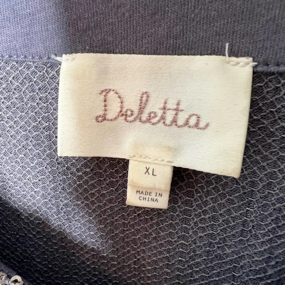 Anthropologie Deletta Bronze Sequin V-Neck Blouse short sleeve night out top XL - Image 6