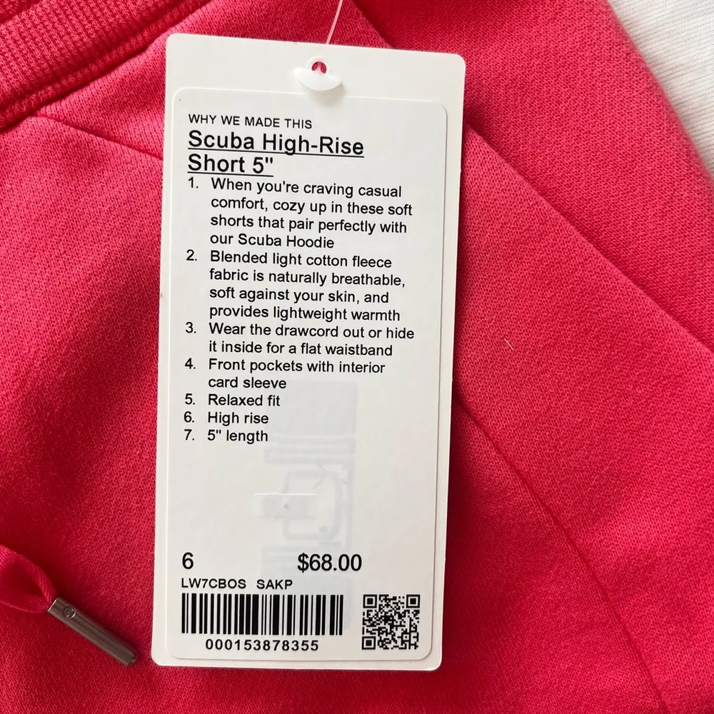 Lululemon Scuba High Rise Short Size 6 - Image 2
