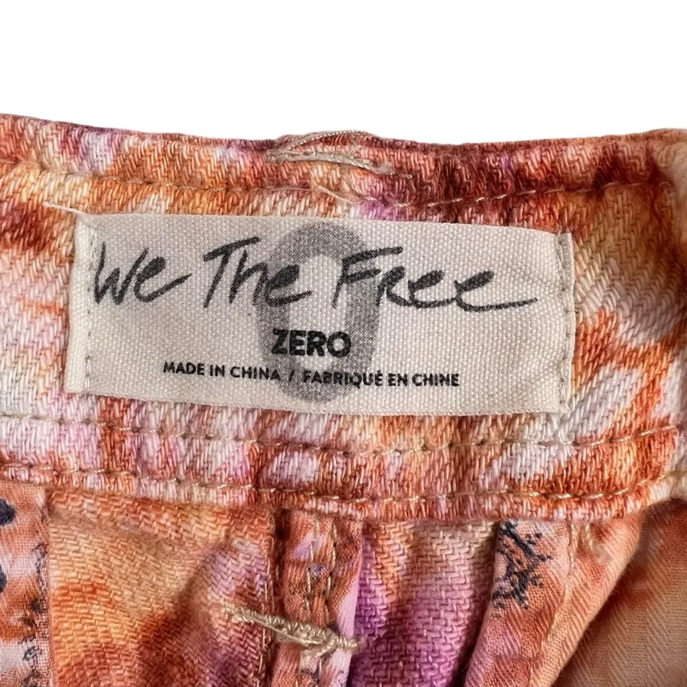 FREE PEOPLE 
SHE'S A LEGEND HAREM SHORT -
APRICOT TIE DYE - Image 4