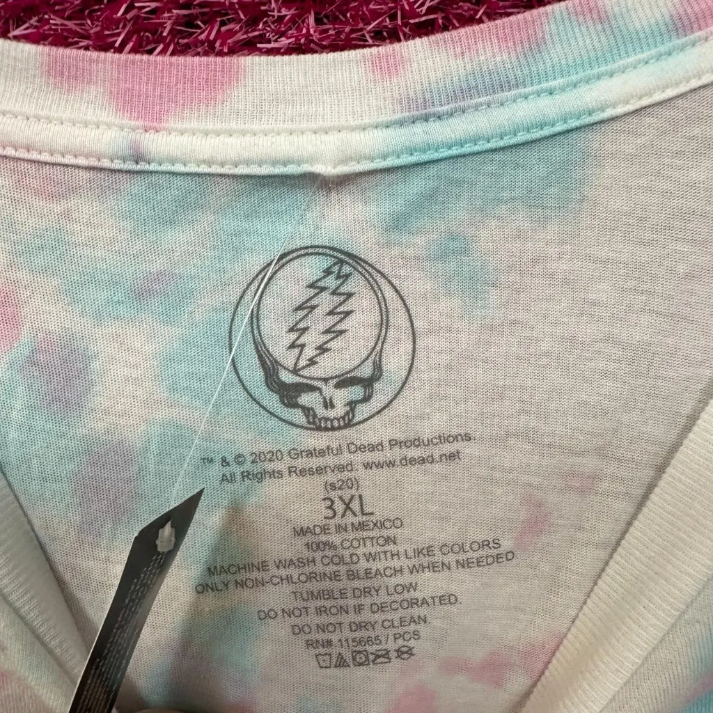 Grateful Dead Dancing Bears Women’s Rock tie dye 3X - Image 4