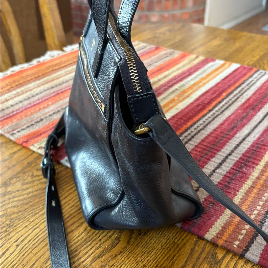 Fossil Tessa Satchel / black / tote - Image 2