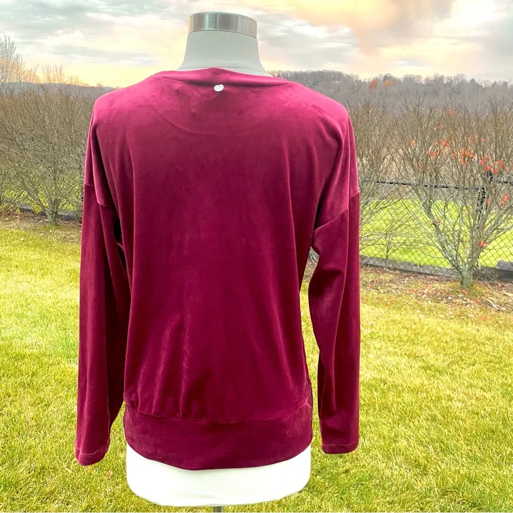 Cable & Gauge Dryberry Velour Sweatshirt - Image 9