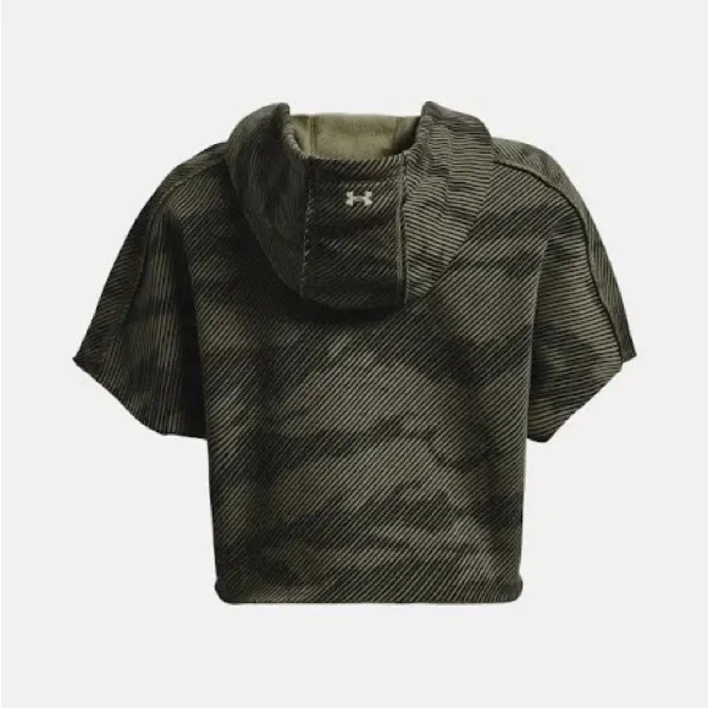 Under Armour Women's Project Rock Fleece Printed Short Sleeve Hoodie - Image 4