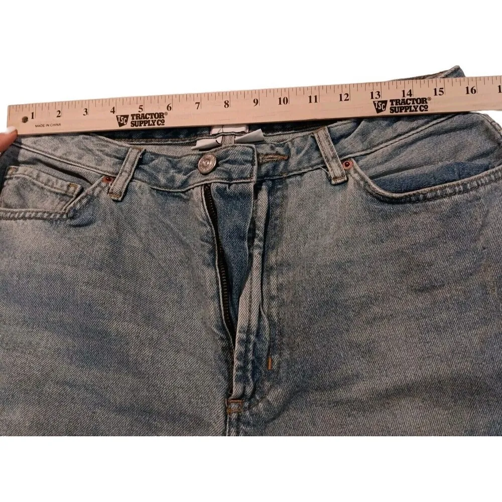 BDG Urban Outfitters Mom High Rise Distressed Denim Mom Jeans- 30 Y2K Streetwear - Image 6