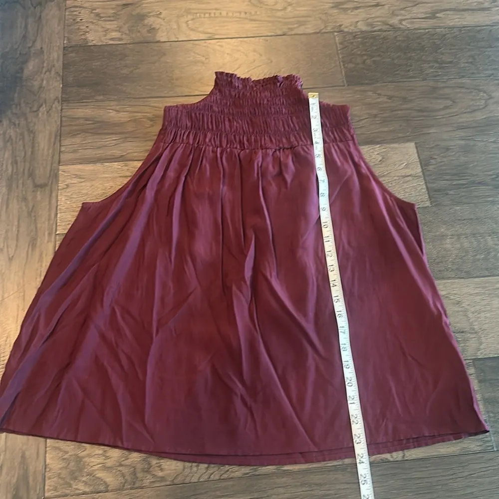 NWT Boutique Grade & Gather Burgundy Sleeveless Top Sz M - Image 7