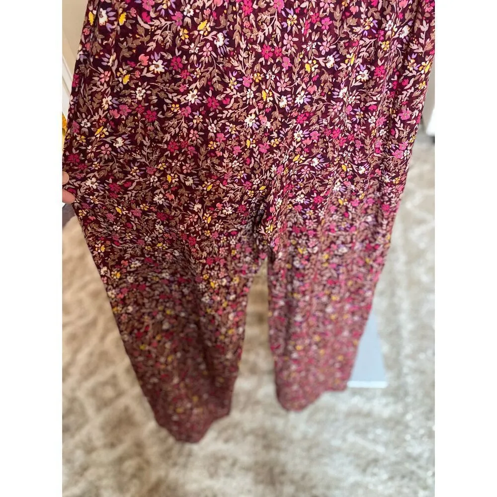 Cottagecore Smocked Romper Ditsy Floral Boho Romantic Feminine Jumpsuit Coquette - Image 3