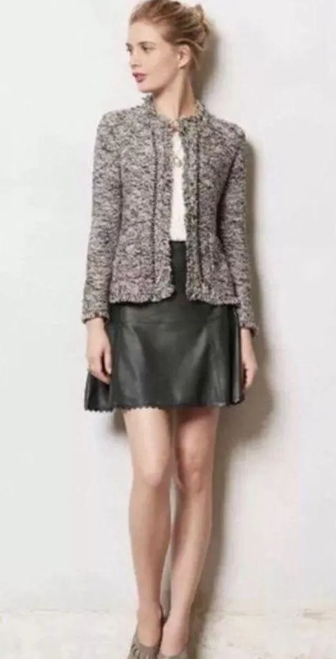 💕ANTHRO ANGEL OF THE NORTH💕 Fringed Cardigan (S) Green - Image 8