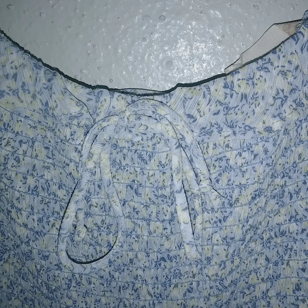 Altar'd State S Alissa Baby Blue Boho Floral Chintz Midi Maxi Dress - Image 12