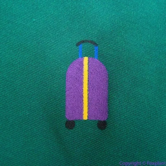 Unique Vintage Gwynnie Bee Luggage Print Emerald Dress, 0X‎ - Image 11