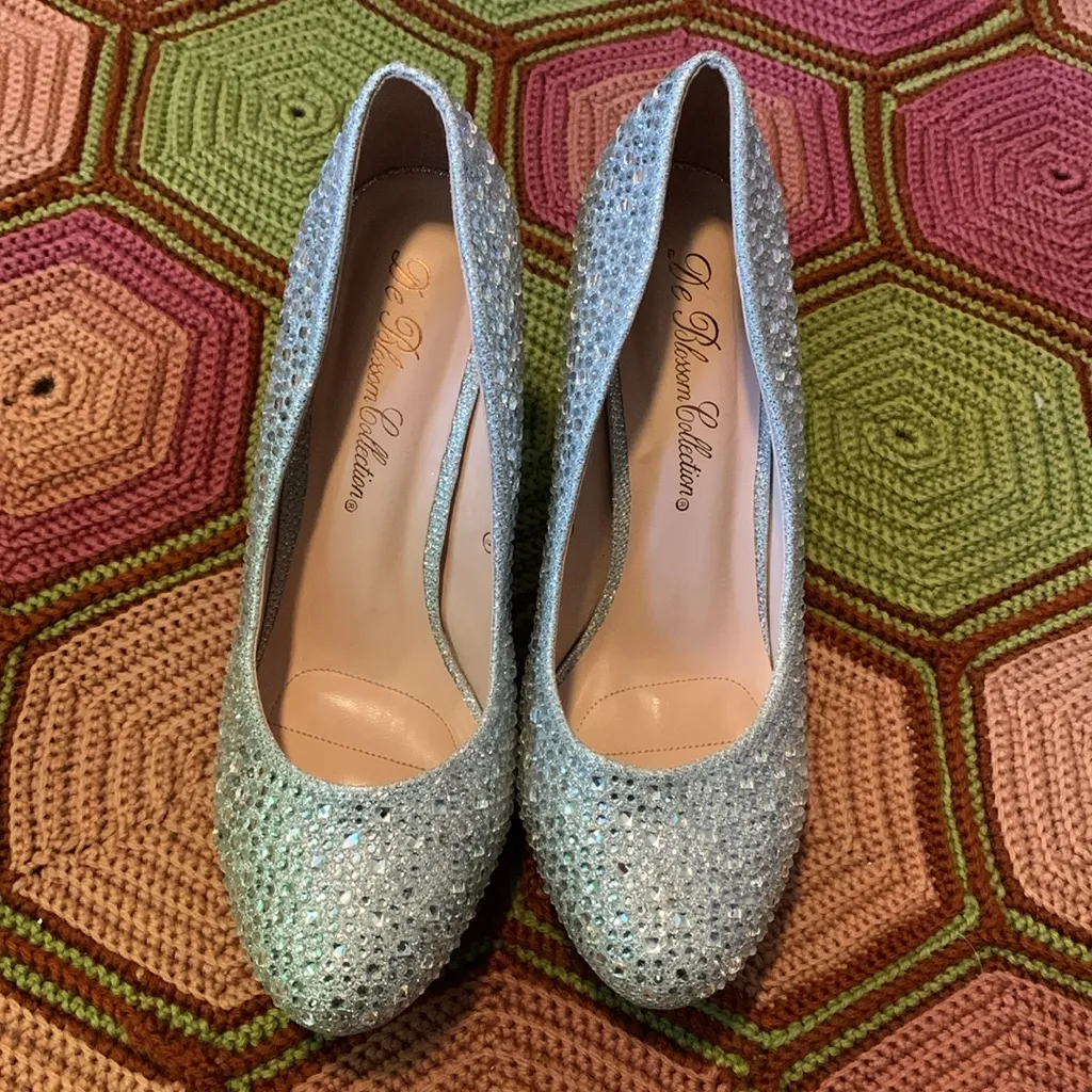 De Blossom Collection Rhinestone Heels - Image 2