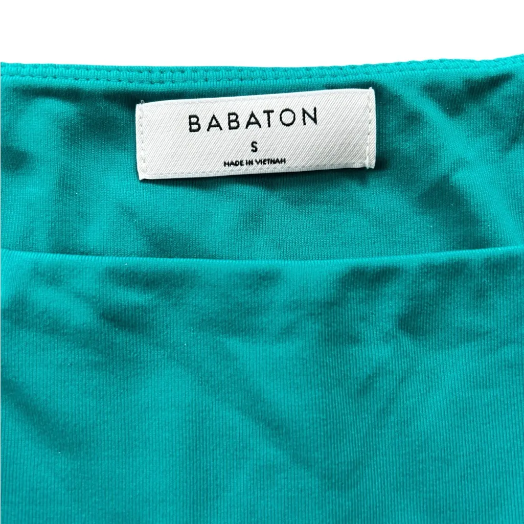 Aritzia Babaton Aqua Square neck Bodysuit Size Small - Image 2