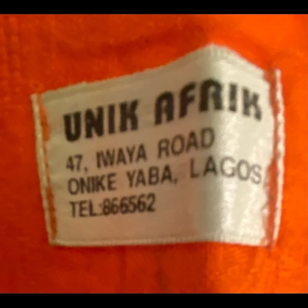 UNIK AFRIK set Orange Size 10 - Image 4