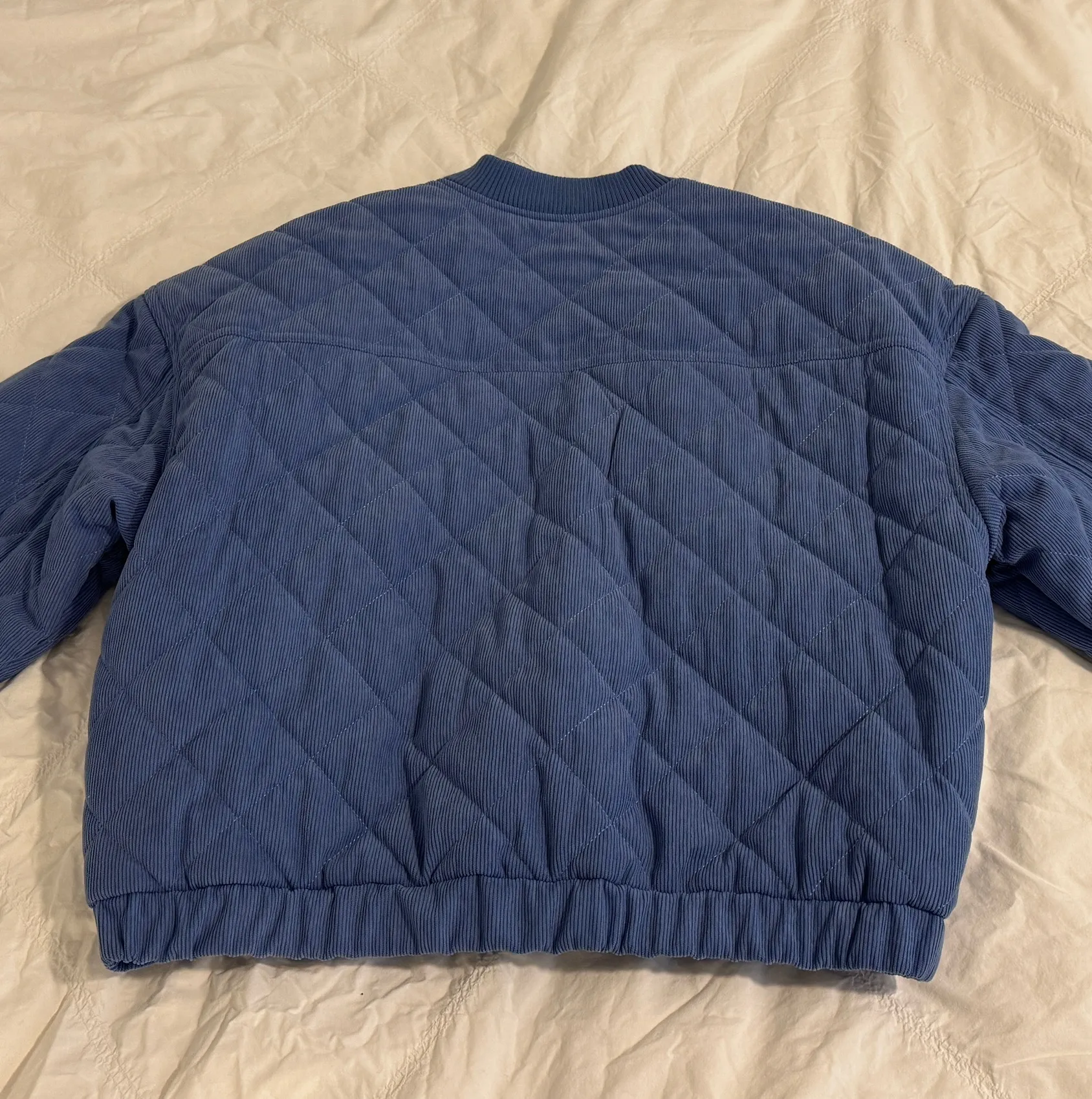 Blue Quilted Jacket - Image 10