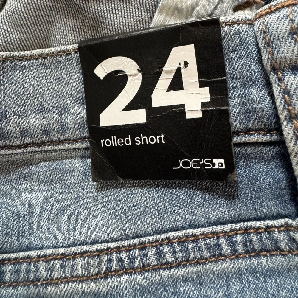 Joe’s Reese Rolled Hem Fashion Blue Denim Mid Rise Jean Shorts Size 24 NWT - Image 6