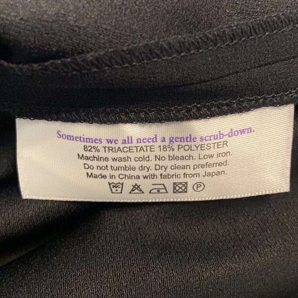 MM Lafleur Black Sheath Midi Dress V-Neck Short Sleeve size 10 length 40” - Image 9