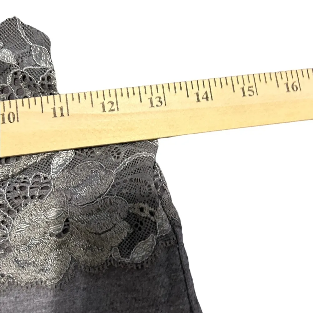 Natori grey lace cami top size xs - Image 4