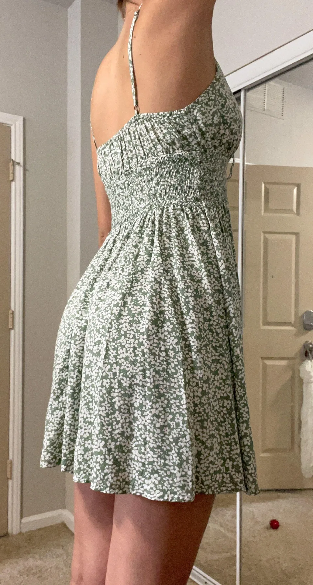 PacSun Sage Green Mini Dress - Image 2