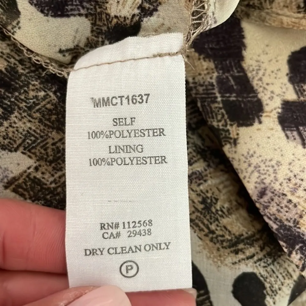 MM Couture By Miss Me Leopard Hi/Low Button Down Sheer Blouse - Image 7