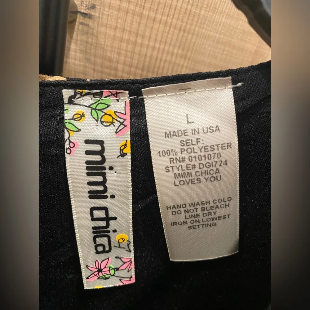 Red & Black Boho Floral & Paisley Printed Long-Sleeve Dress - Large - Image 7