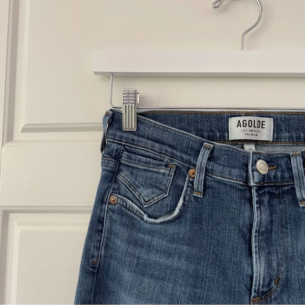 AGOLDE Sophie High Rise Skinny Crop Jeans Santa Fe - Image 78