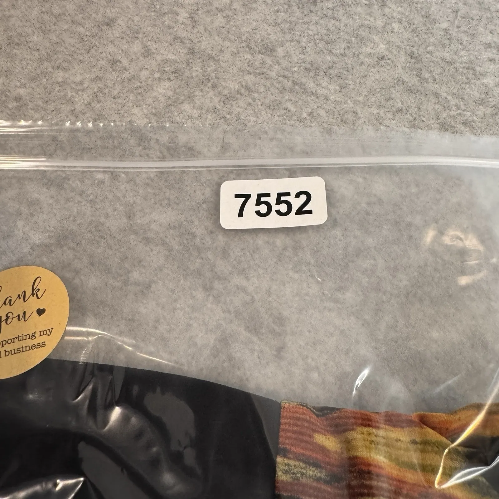 Vintage Y2K Ronni Nicole Babydoll Dress Sz 12 Black Orange Fall Watercolor Print - Image 12