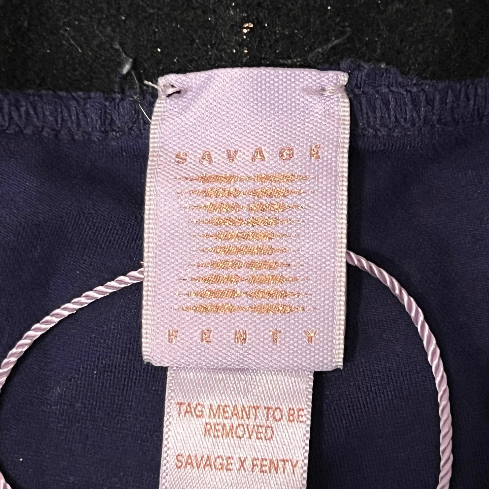 Savage X Fenty Rihanna Athletic Purple Seamless Leggings Size Medium - Image 4