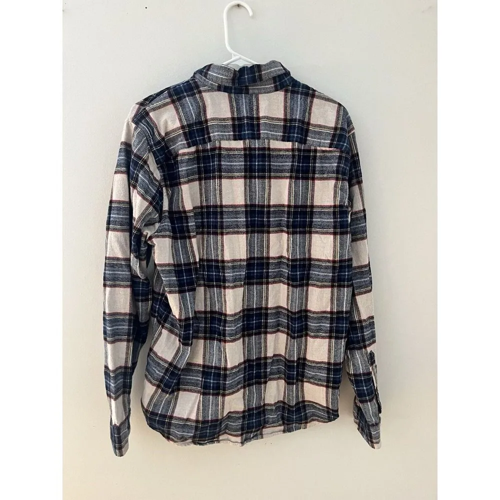 Abercrombie & Fitch Plaid Flannel Shirt Women's Size Large - Image 2