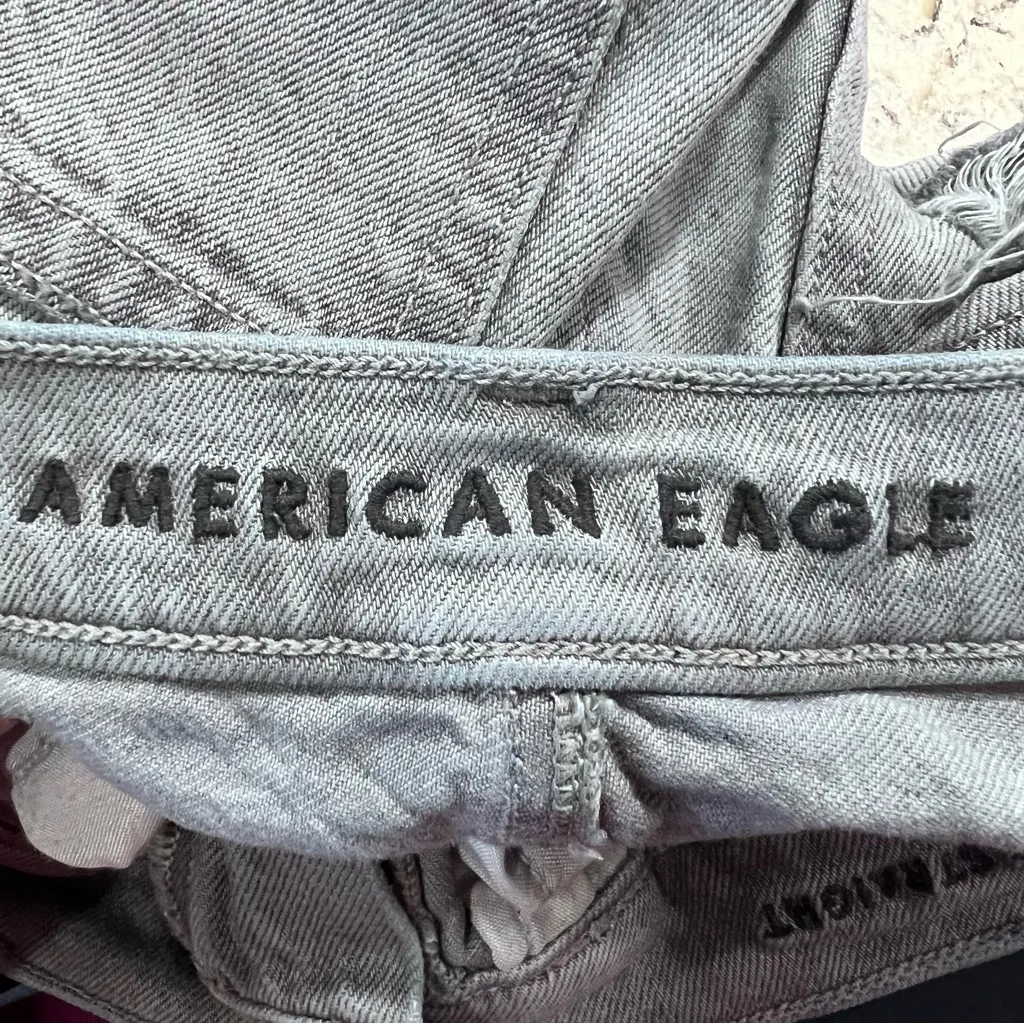 American Eagle, 90's Straight, Size 4R, Gray - Image 5