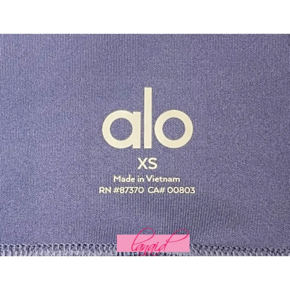 Alo 7/8 High-Waist Airlift Leggings Infinity Blue Hi-Rise Waisted Tights Skinny - Image 8