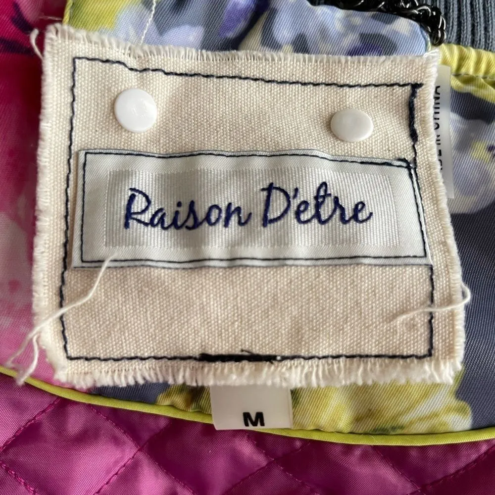 Raison D’etre light Spring Floral Jacket Pink Size M - Image 6