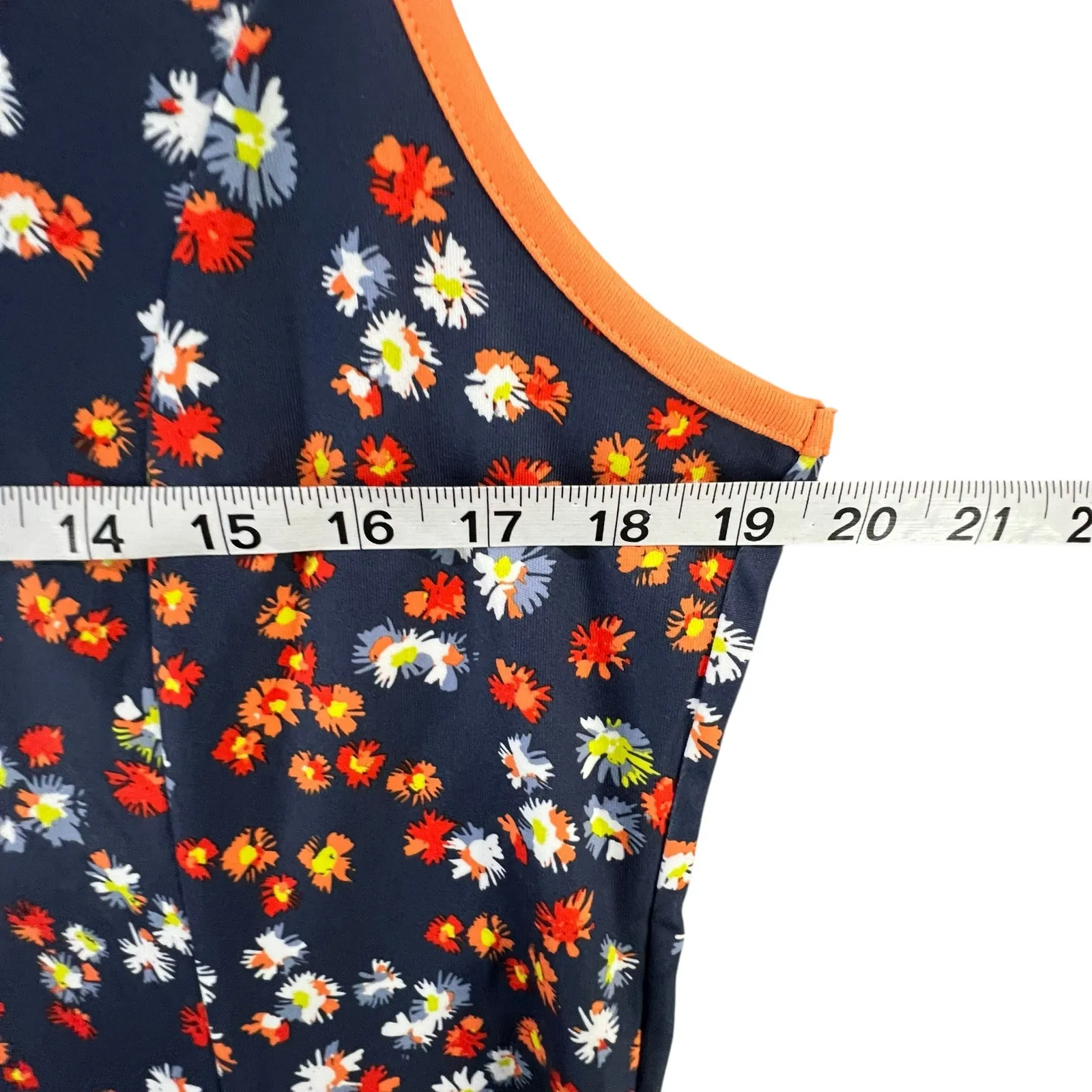 Callaway Golf Mini Dress Womens XL Blue Indigo Floral  Opti Dri UPF50 Sporty - Image 7