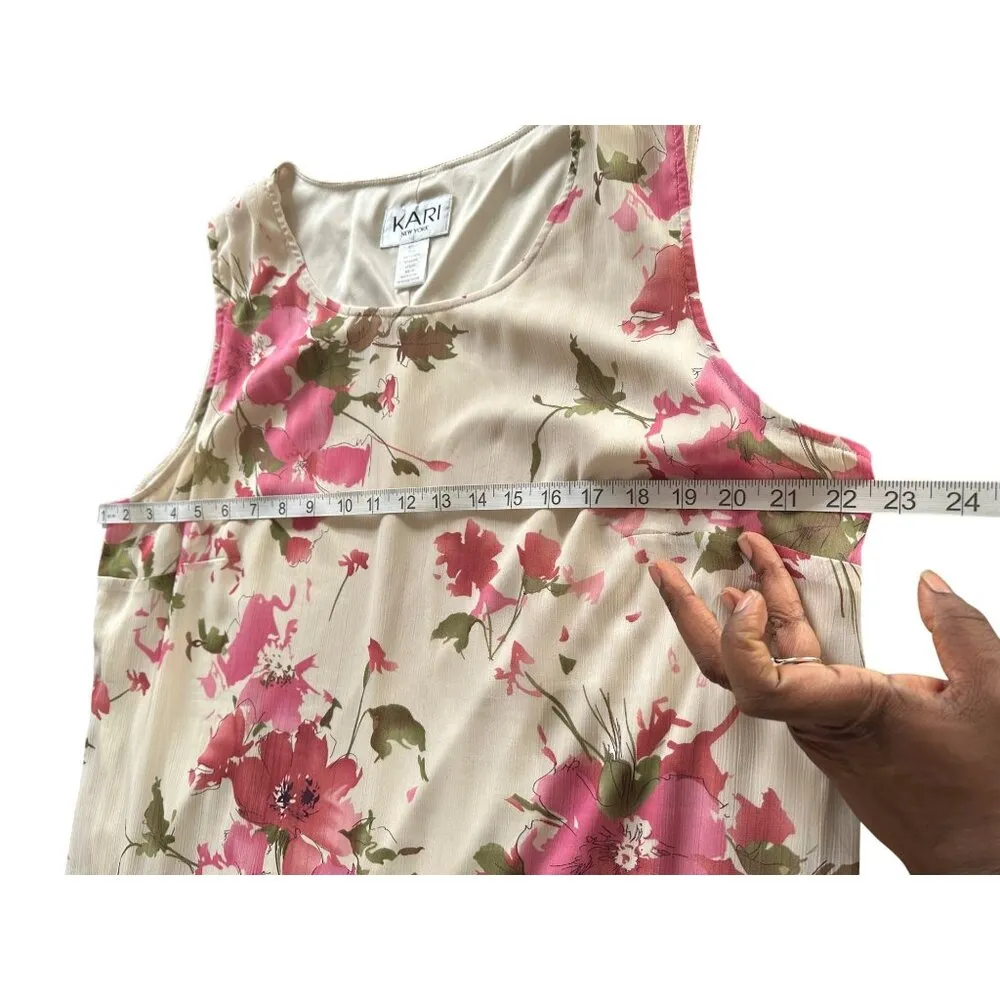 Womens Maxi Floral Dress And Jacket 2Pc Set Buttons Boho Coquette Plus Sz18W Pink Size 18W - Image 6