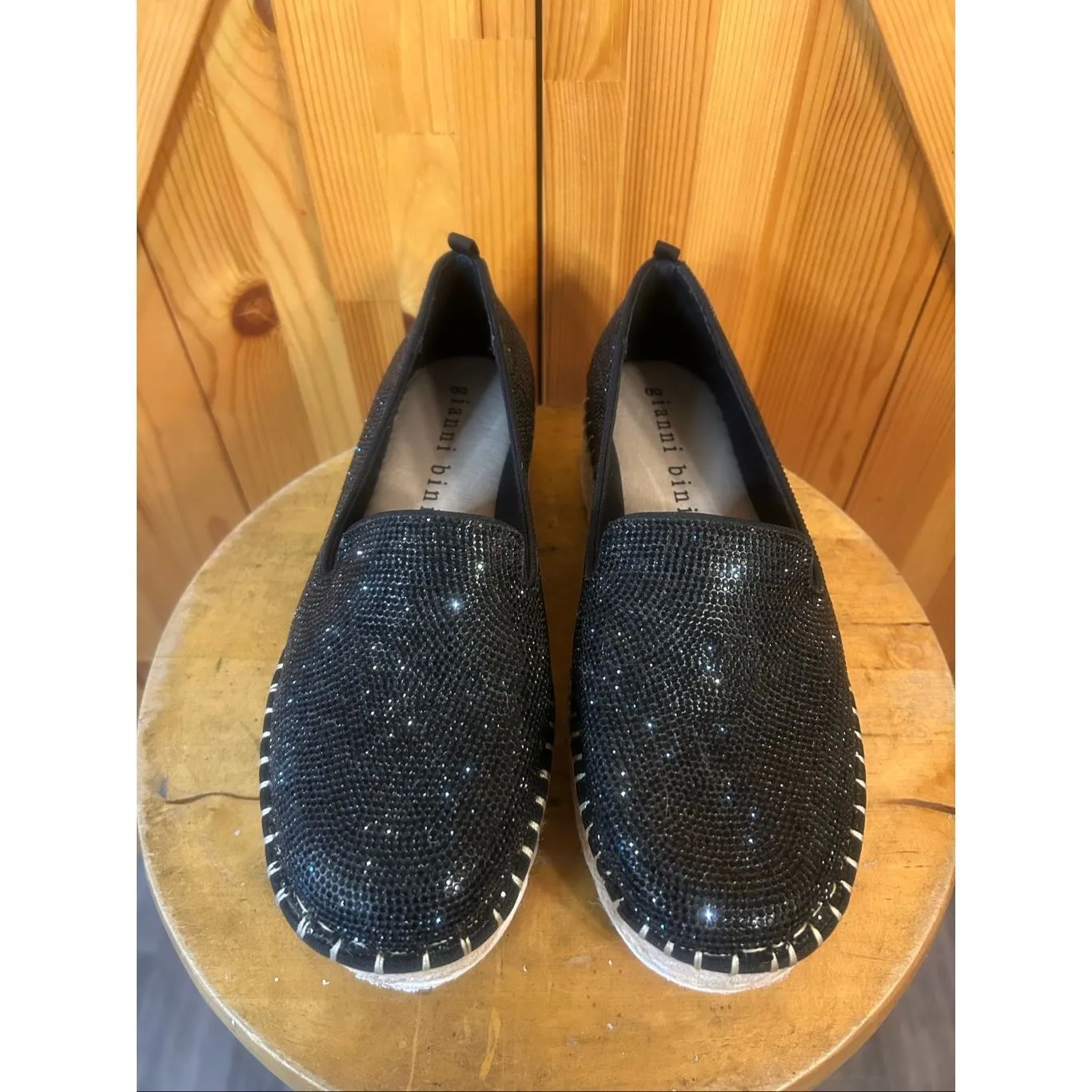 Gianni Bini  Rhinestone platform Espadrilles size 8.5M - Image 2