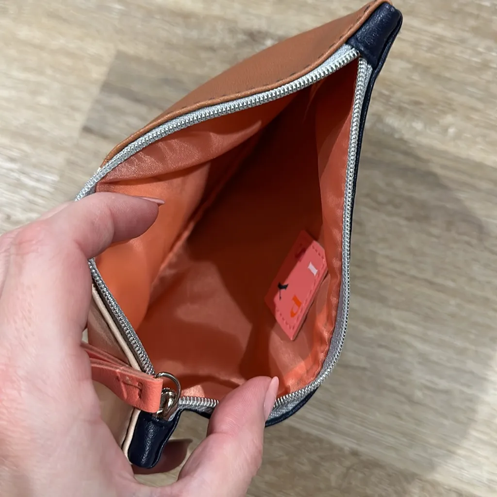 Ipsy makeup bag. Tricolor Blue - Image 3