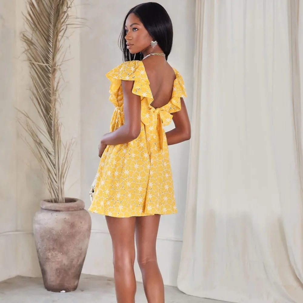 VICI | Lucy Floral Eyelet Mini Dress - Image 5